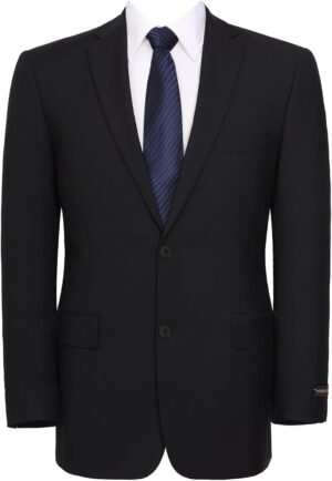 Men's Suit Separates Classic Fit Two Button Business Jacket Blazer and Pants Set