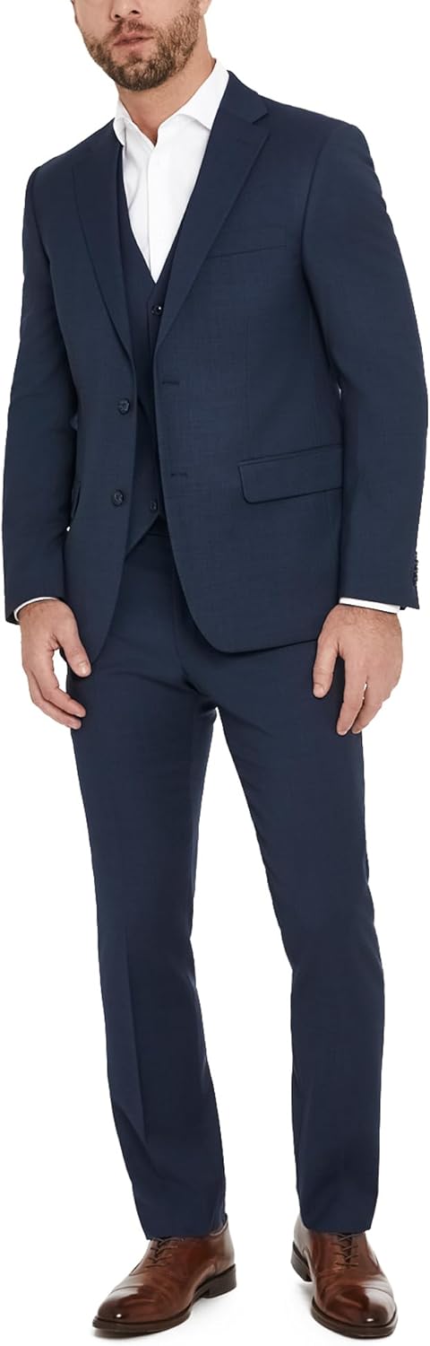 Tommy Hilfiger TH Flex Modern Fit Suit Separates Jacket, Blue, 40 Regular