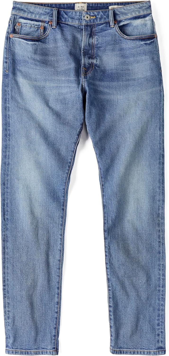 Huckberry Stretch Selvedge Denim Jeans for Men - 11.7 oz Mens Jeans with 1% Stretch, Copper Rivets- Year-Round Men Jeans