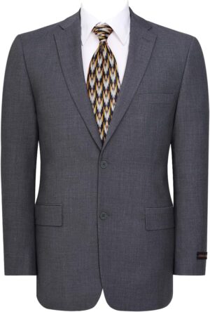 AMY ZHU Men's Classic Fit Suit Separates with Suit Jacket & Custom Dress Pants Size Selection