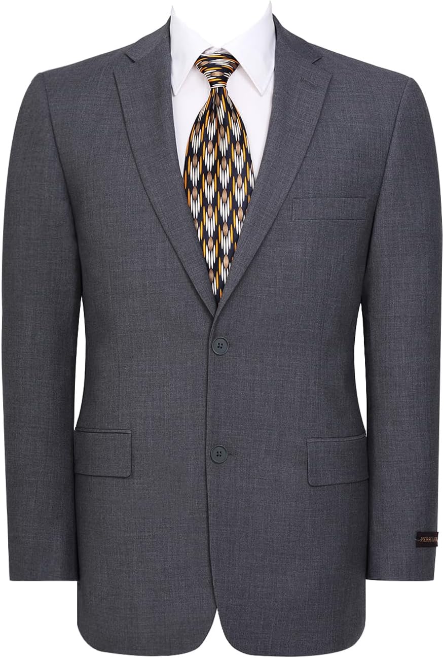 AMY ZHU Men's Classic Fit Suit Separates with Suit Jacket & Custom Dress Pants Size Selection