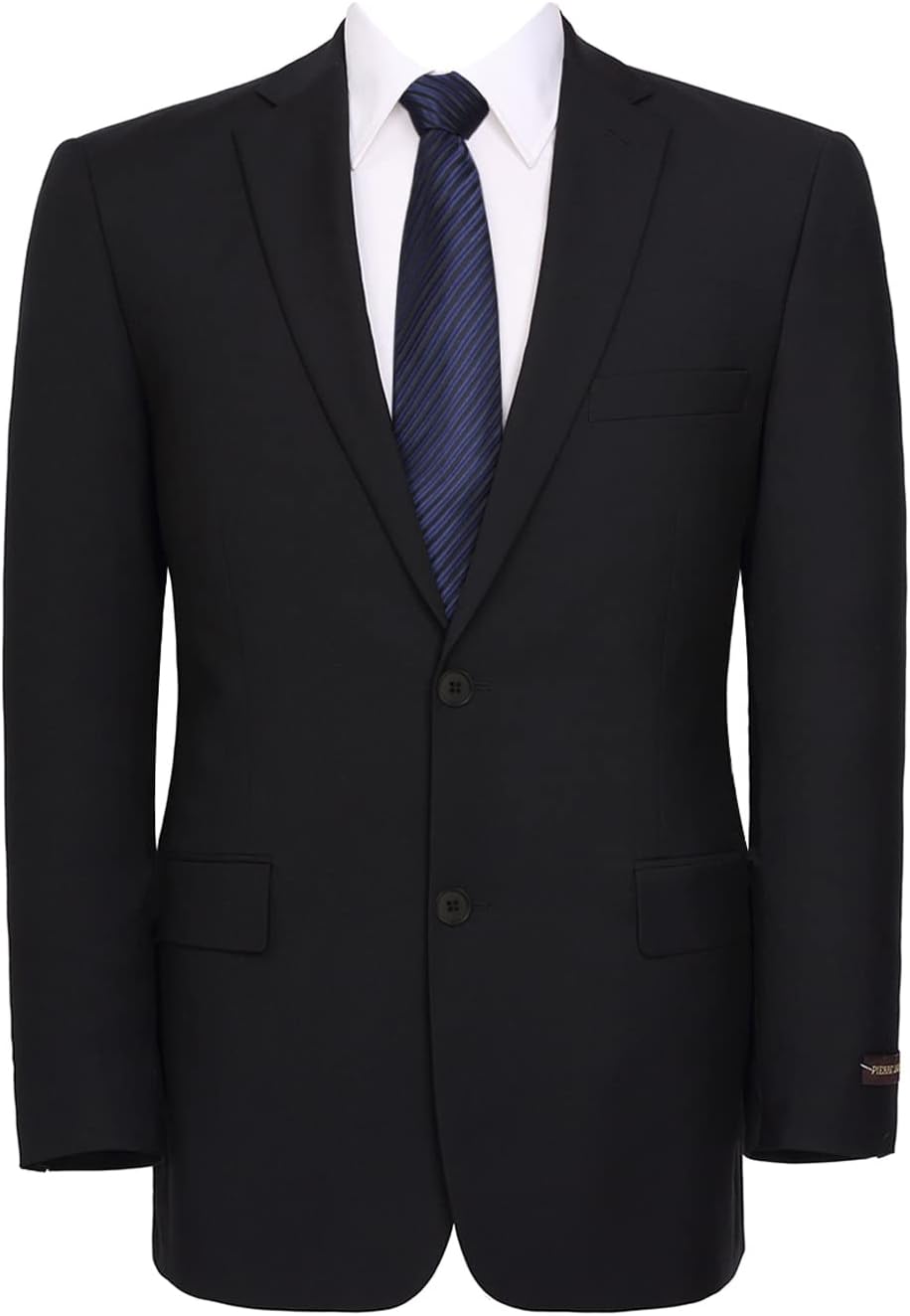Men's Suit Separates Classic Fit Two Button Business Jacket Blazer and Pants Set