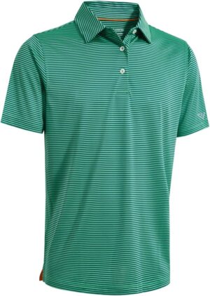 Boys Polo Shirts Short Sleeve Striped Performance Moisture Wicking Dry Fit Golf Shirts for Boys Youth Kids