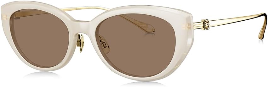 BOLON Women Lady Trendy Cat Eye Polarized Sunglasses BL5097 Bhaktapur 54mm, Exclusive Eyewear Brand of EssilorLuxottica