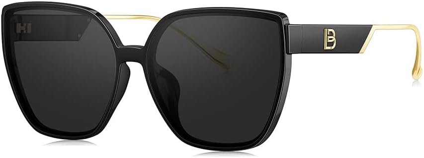 BOLON Women Trendy Cat Eye Polarized Sunglasses, Exclusive Eyewear Brand of EssilorLuxottica