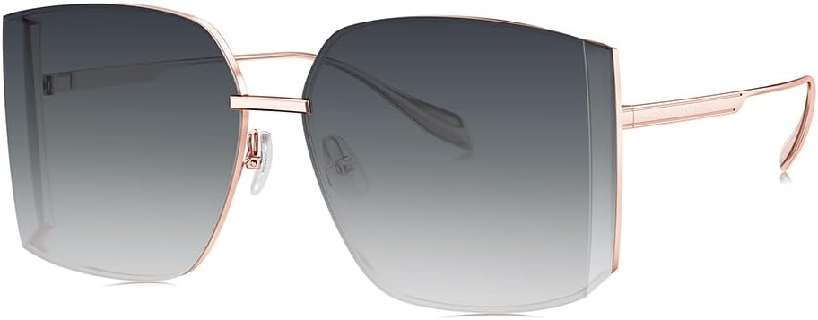 BOLON Women Cool Oversized Wrap-around Trendy Sunglasses, Exclusive Eyewear Brand of EssilorLuxottica