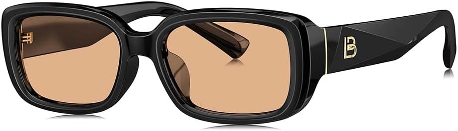 BOLON Men Women Retro 90’s Vintage Y2K Trendy Rectangle Polarized Sunglasses, Exclusive Eyewear Brand of EssilorLuxottica