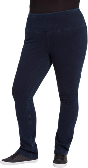 Lyssé Women's Size Plus Denim Straight Leg