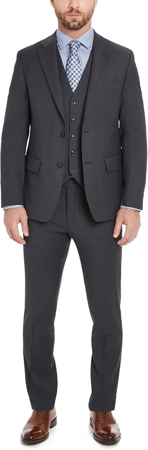 Tommy Hilfiger TH Flex Modern Fit Suit Separates Jacket, Charcoal, 40 Long