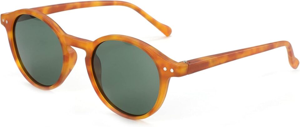 ZENOTTIC Polarized Round Sunglasses, Stylish Sunglasses for Men and Women Retro Classic, Multi-Style Selection
