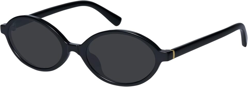mosanana Trendy Oval Sunglasses for Women Small 90s Retro Style MS52477