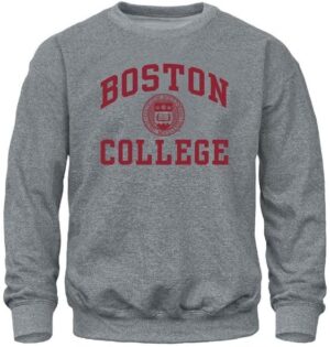 Barnesmith Crewneck Sweatshirt for College, Heritage Logo, Adult Unisex