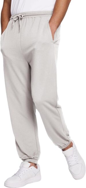BAMBOO COOL Mens Sweatpants Lightweight Athletic Pants for Workout Jogging Running Gym Dry Loose-fit Tapered Joggers