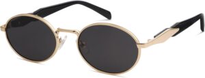 SOJOS Retro Oval Sunglasses for Women Men Trendy Sun Glasses Designer Inspired Classic Shades UV400 Protection SJ1224