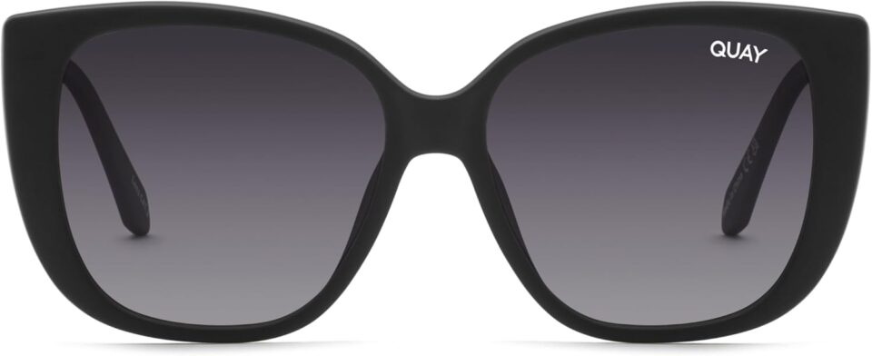 Quay - Womens Sunglasses, Square Lenses with UV Protection, Oversized Sunglasses (Ever After)