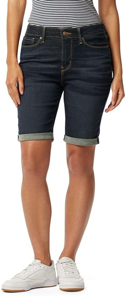 Levi Strauss Signature Gold Women's Mid-Rise Bermuda Shorts (Also Available in Plus)