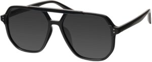 mosanana Oversized Aviator Sunglasses for Women and Men with Polarized Lens MS52243