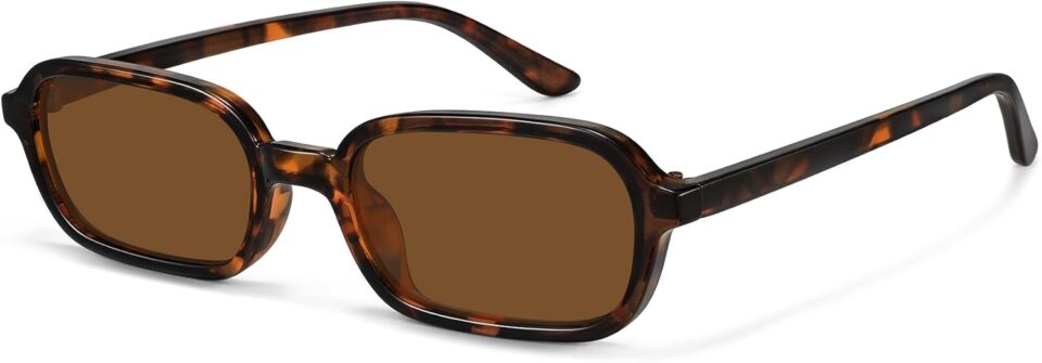 WOWSUN Retro Oval Sunglasses Womens Trendy Sun Glasses Sunnies UV400 Protection