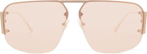 SOJOS Trendy Aviator Sunglasses Mens Womens Retro Metal Rimless Frame Shades Lentes De Sol Para Mujer SJ1192