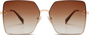 SOJOS Trendy Square Sunglasses Womens Big Oversized Designer Style UV Protection Sunnies Shades SJ1170