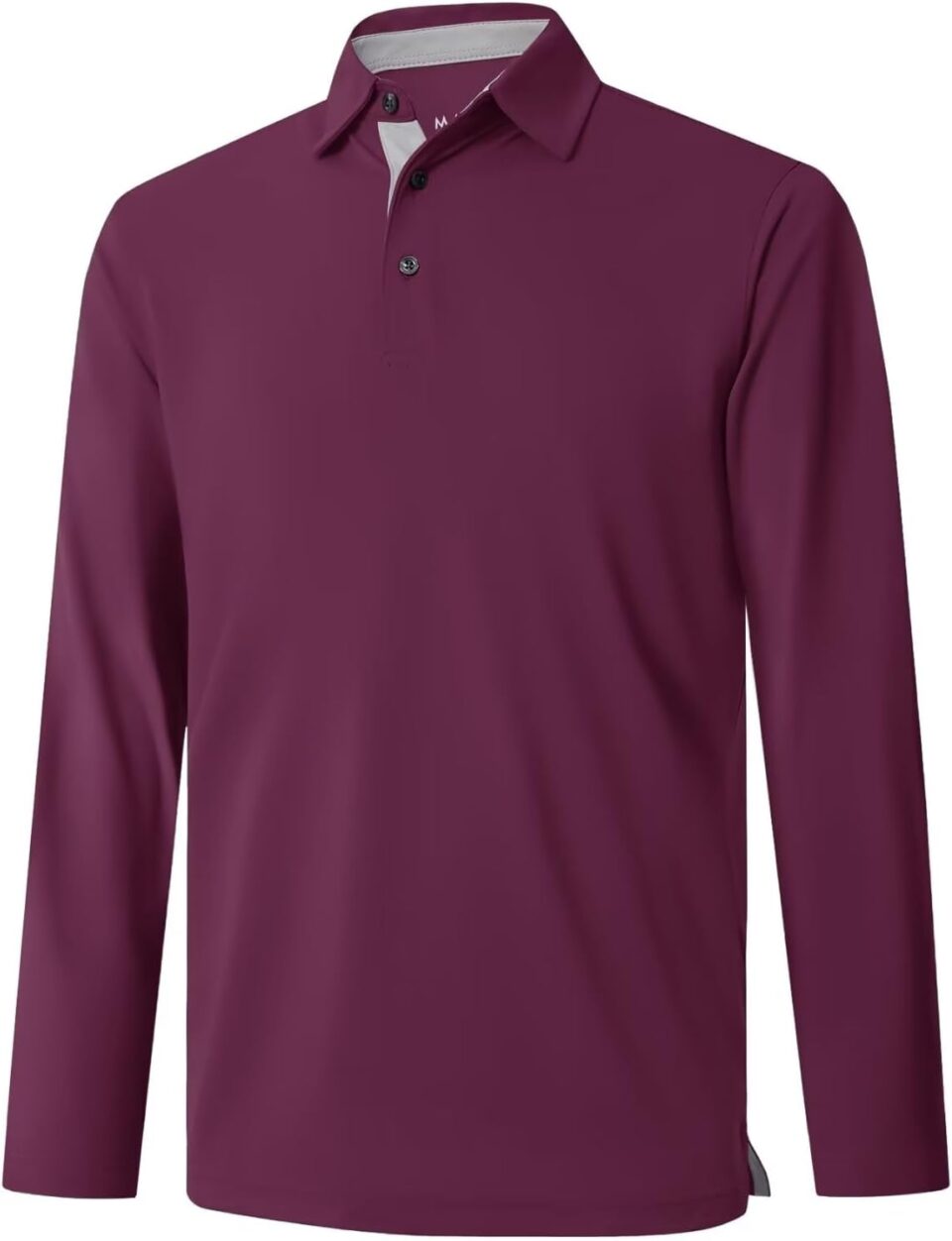 Mens Golf Shirt Short and Long Sleeve Moisture Wicking Dry Fit Performance Solid Casual Pique Golf Polo Shirts for Men