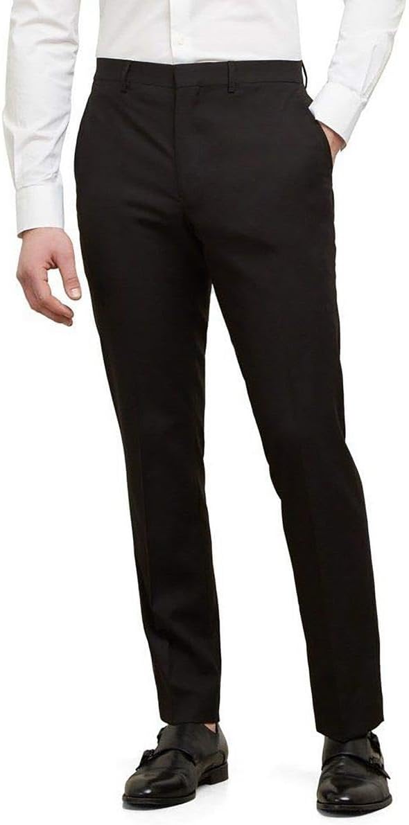 Kenneth Cole REACTION Men's Pants, Black, 34W x 30L