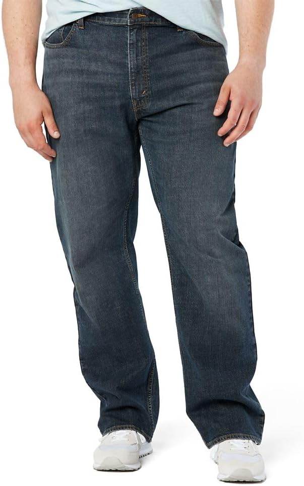 Levi Strauss Signature Gold Men's Relaxed Fit Flex Jeans (Available in Big & Tall)
