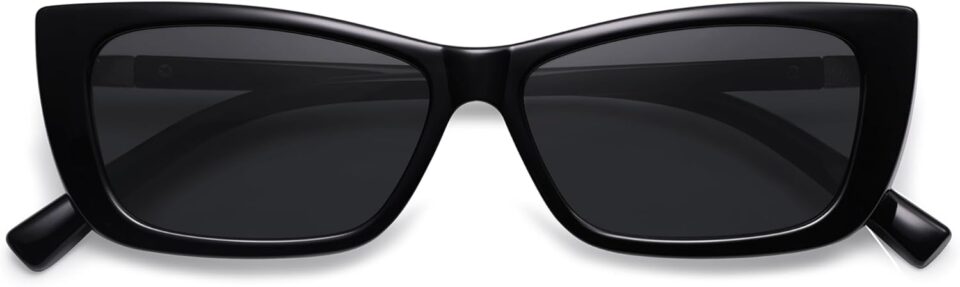Retro Rectangular Cateye Sunglasses for Women 2025 Trendy 90s Fashion Vintage Sunnies AP3724