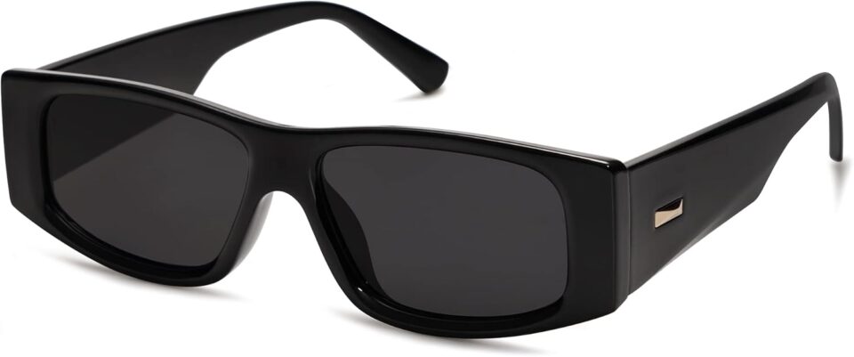 SOJOS Trendy Y2K Rectangle Polarized Sunglasses for Women Men Fashion Designer Rave Sunglasses SJ2228