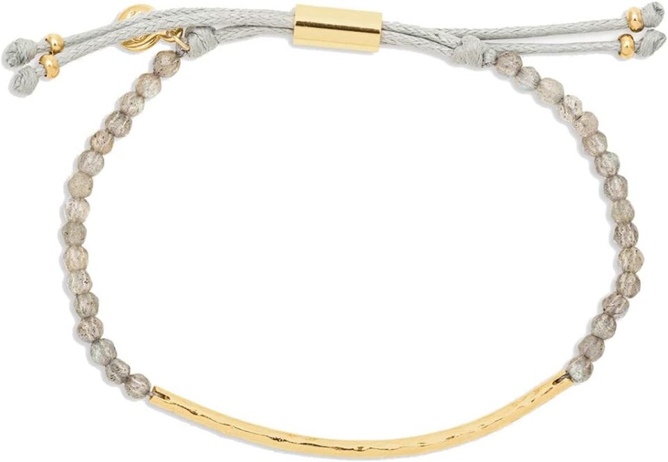 gorjana Women's Power Gemstone Bracelet for Balance, Adjustable Slide Closure