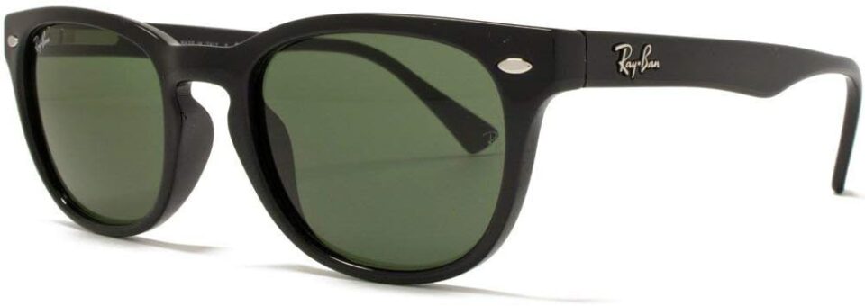 Ray-Ban Woman Sunglasses Black Frame, G-15 Green Lenses, 49MM