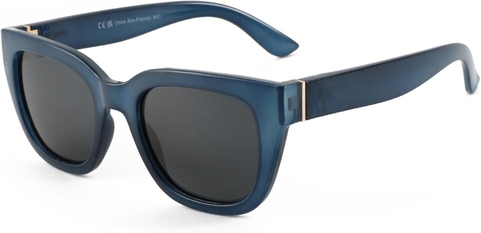 ZENOTTIC Retro Square Polarized Sunglasses for Women Vintage Sun Glasses UV400 Protection Trendy Shades Fashion Style