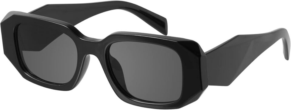 mosanana Trendy Rectangle Sunglasses for Women Men-Goulding