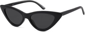 SOJOS Retro Vintage Narrow Cat Eye Sunglasses for Women Clout Goggles Plastic Frame SJ2044