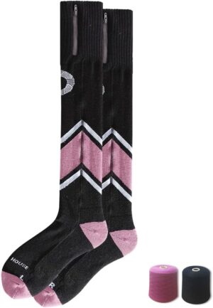 EnerWear Unisex Battery Heated Knee High Merino Wool Socks