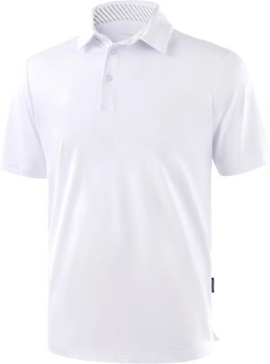 Golf Polo Shirts Short Sleeve Dry Fit Performance Moisture Wicking Collared Heather Polo Casual Athletic Business