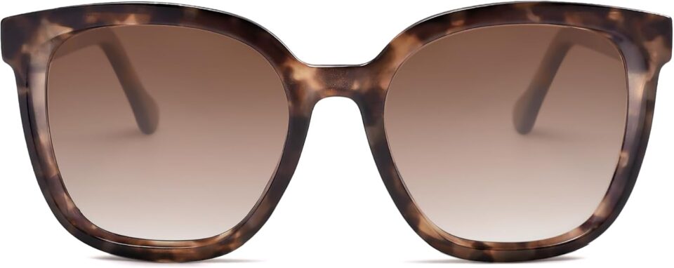 SOJOS Trendy Polarized Sunglasses for Women Classic Retro Square Womens Shade Sunnies SJ2333