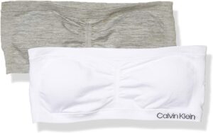 Calvin Klein Girls' Seamless Bandeau Bra, Multipack