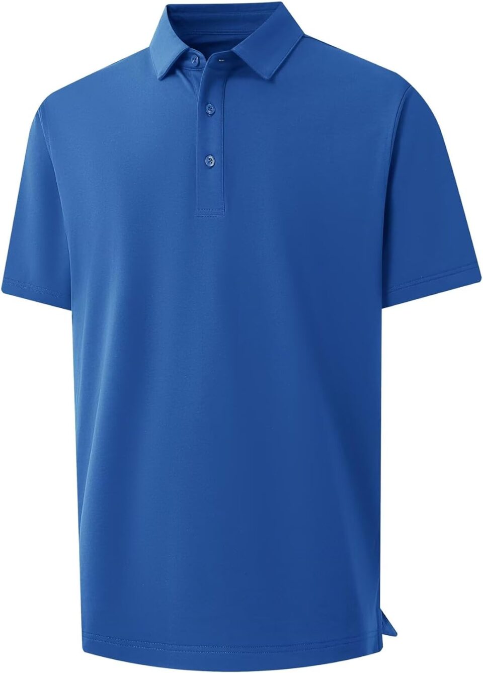 VEBOON Polo Shirts for Men Cotton Blend Moisture-Wicking Lightweight Performance Collared Mens Polo Shirts Shorts Sleeve