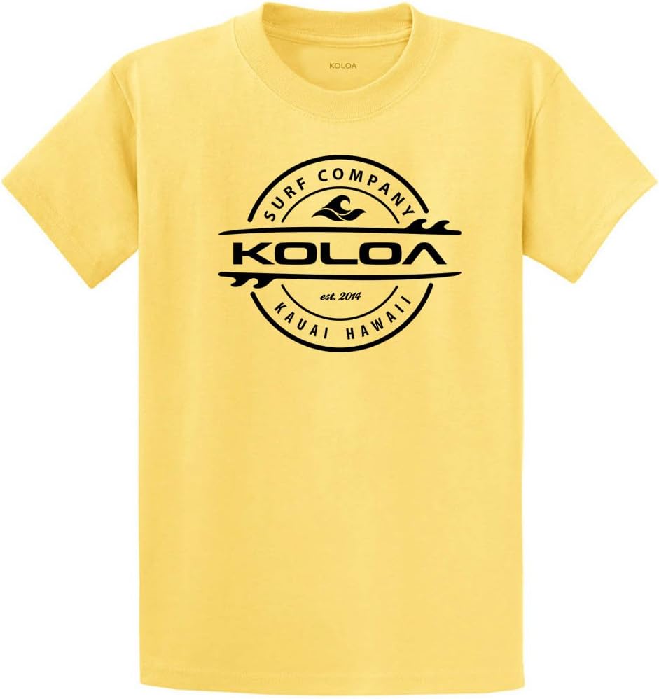 Koloa Surf Youth Thruster Surfboards Logo Heavyweight Tee Sizes XS-XL
