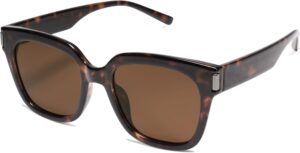 SOJOS Classic Polarized Sunglasses for Women Men Trendy Square Frame SJ2149