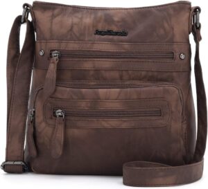 Angel Barcelo Crossbody Bags for Women,Ultra Soft Leather Purses for Women