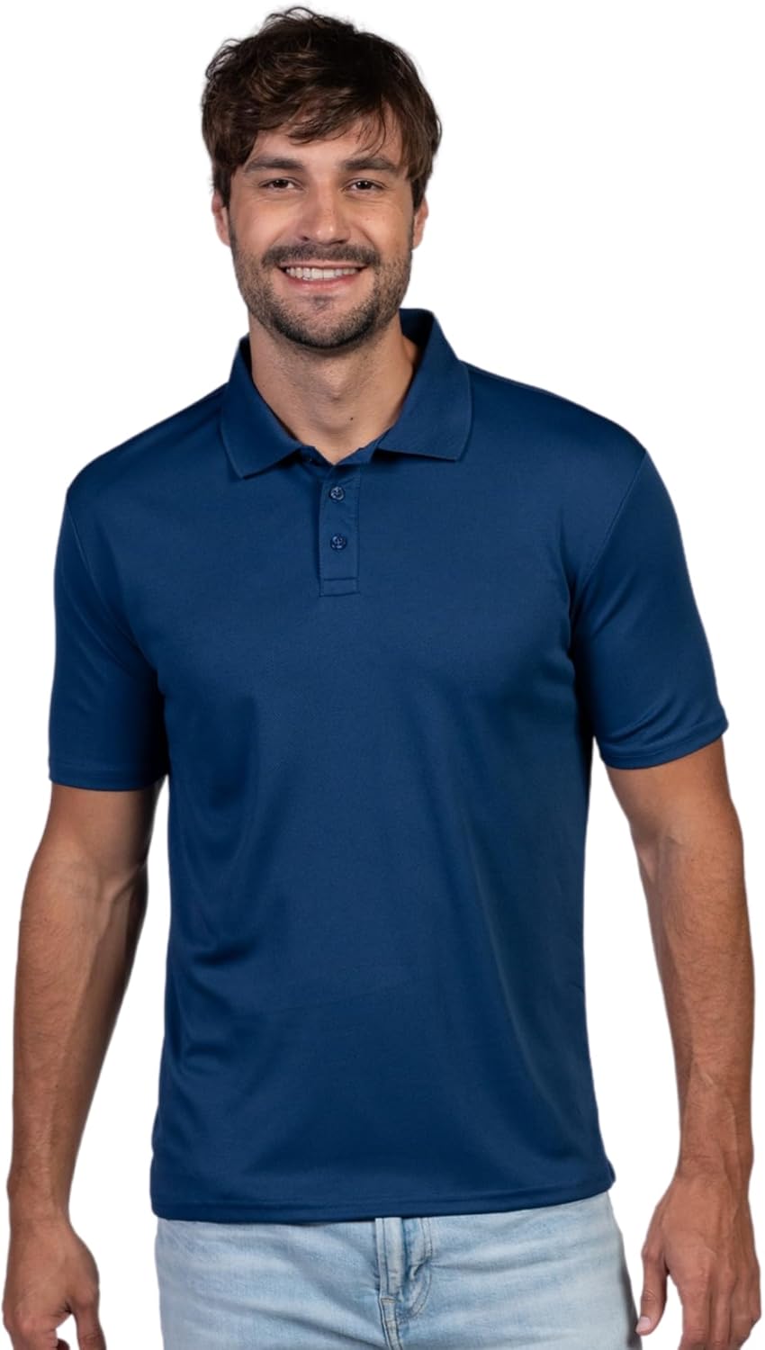 INGEAR Men's Polo Shirt Quick Dry Athletic Golf Tennis Performance Short Sleeve - Casual Office Uniform Wear – Activewear