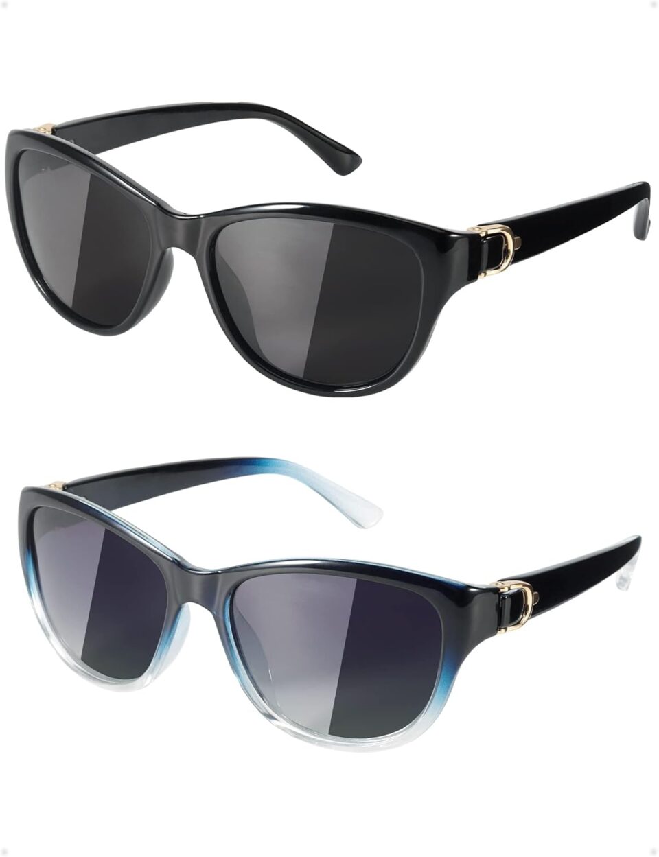 FIMILU 2 Pack Polarized Sunglasses for Women UV400 Protection Classic Cute Retro Designer Style Aesthetic Accessories