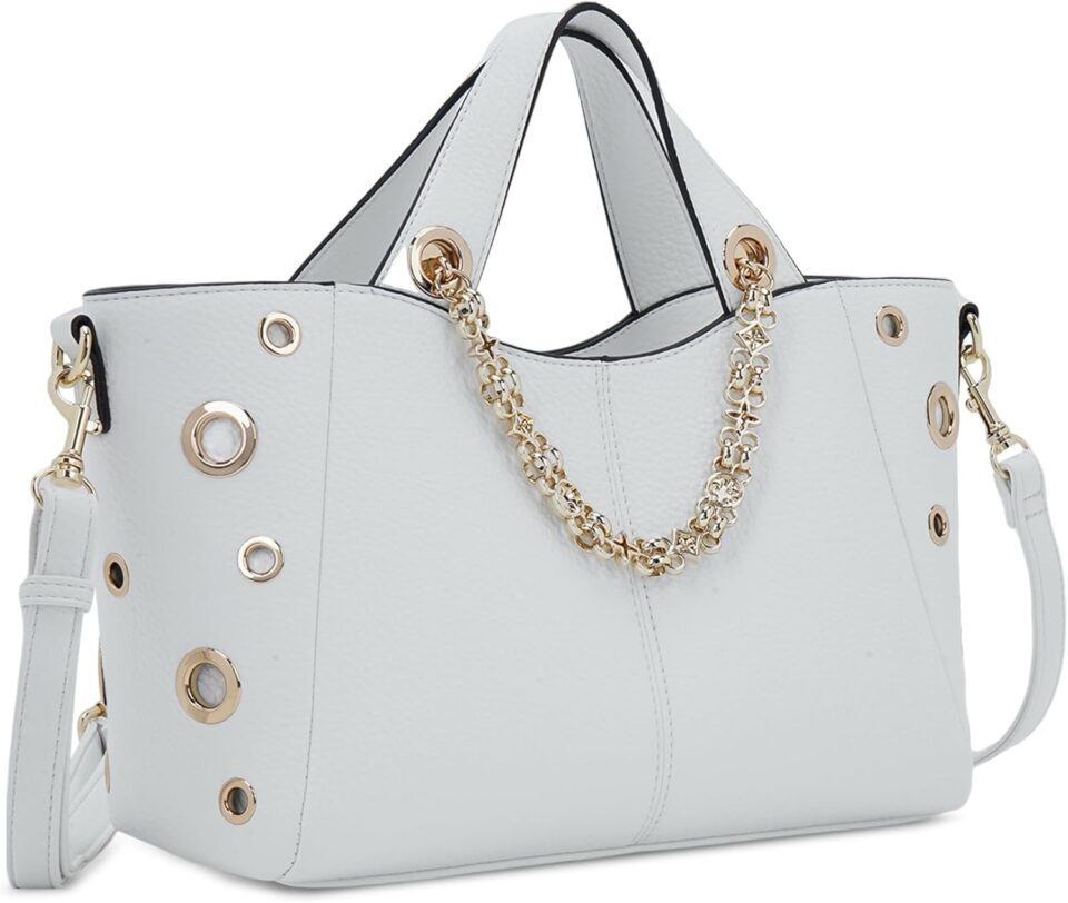 Leather Tote Bag for Women Work Travel Casual Shoulder Crossbody Bags with Strap