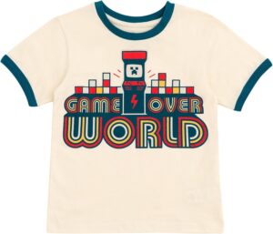Minecraft Ringer T-Shirt Toddler to Big Kid Sizes (4T - 18-20)