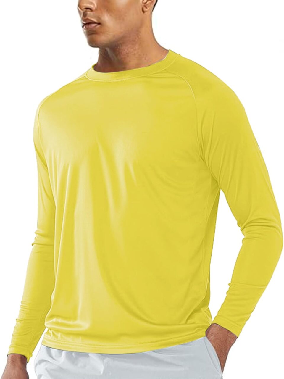 SWEET POISON Men's UPF 50+ Sun Shirts Long Sleeve UV Protection Lightweight Dry Fit T-Shirt for Athletic Outdoor Tee