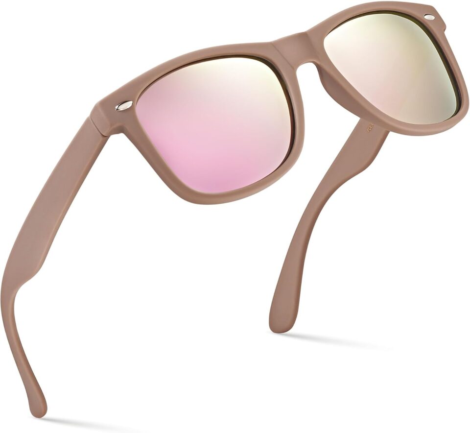 Retro Rewind Polarized Sunglasses for Men and Women - UV Protection Classic Sun Glasses