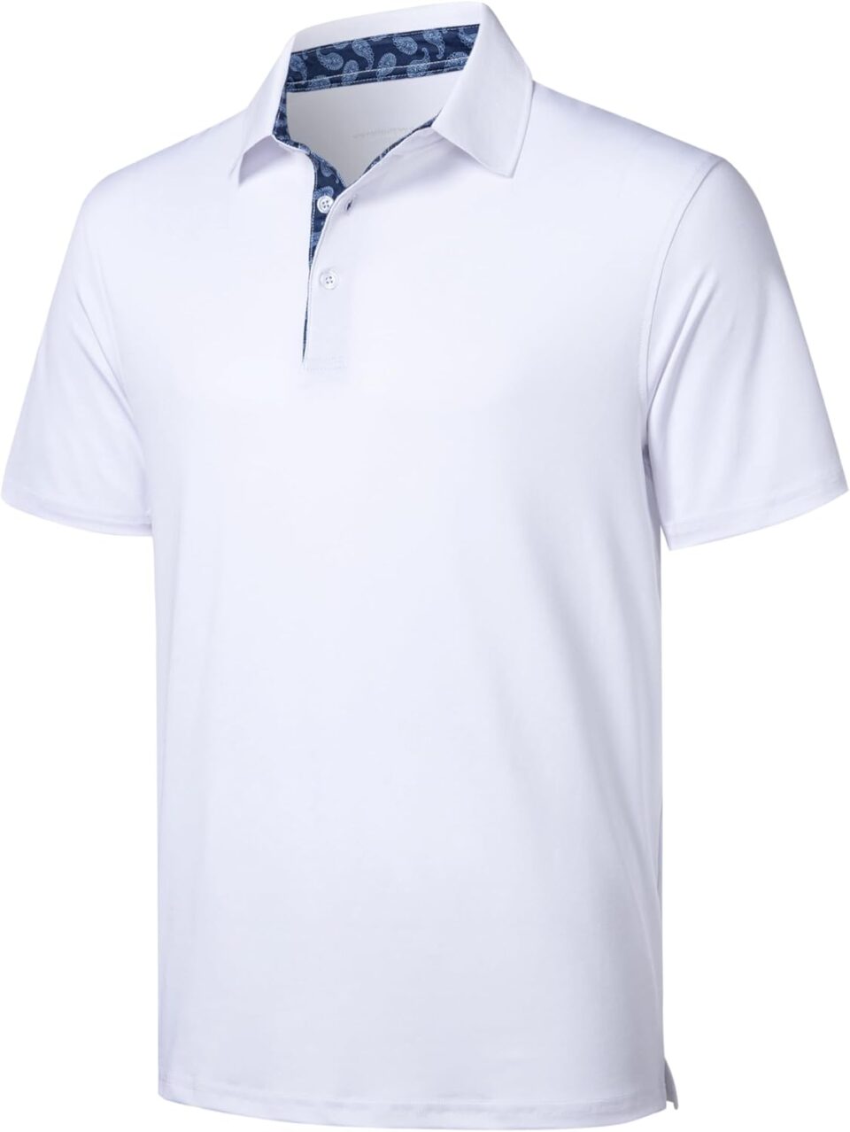 Golf Polo Shirts for Men Short Sleeve Moisture Wicking Dry Fit Performance Designed Collared Solid Casual Polo Shirt