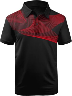 ZITY Golf Polo Shirts for Men Short Sleeve Athletic Tennis T-Shirt
